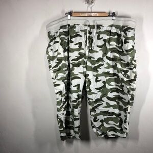 Woman Within camouflage cargo pants size 34W